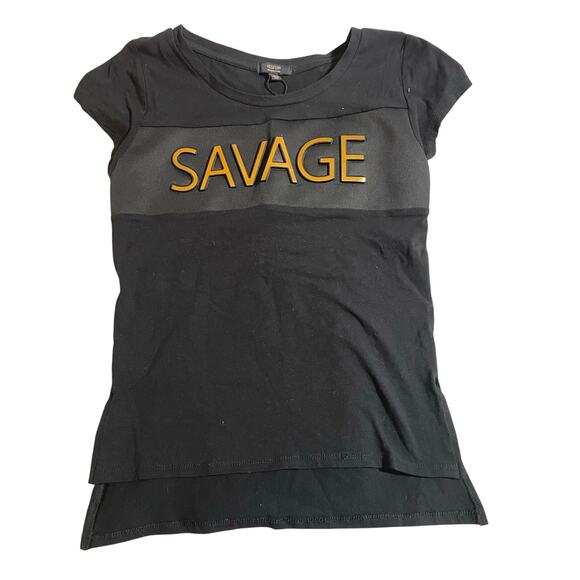 SAVAGE by Redfox NWT black t-shirt large - Picture 1 of 6